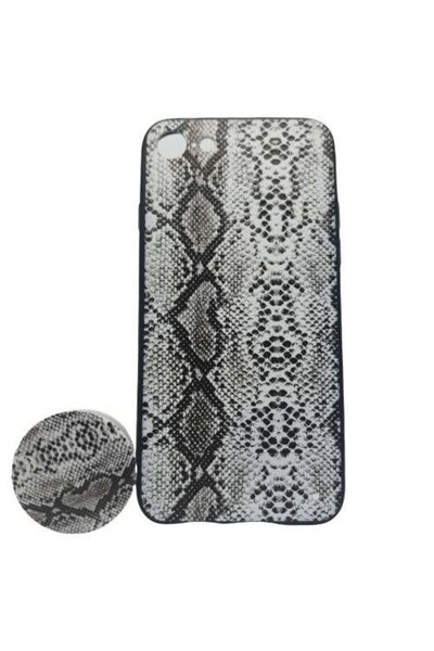 Apple iPhone 6 Plus/6S Plus Multicolor Snake Model Case with Popsocket included