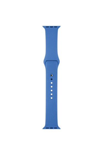 Bibilel Curea din silicon pentru Apple Watch, compatibilă cu mărimea 42/44 mm, albastru regal