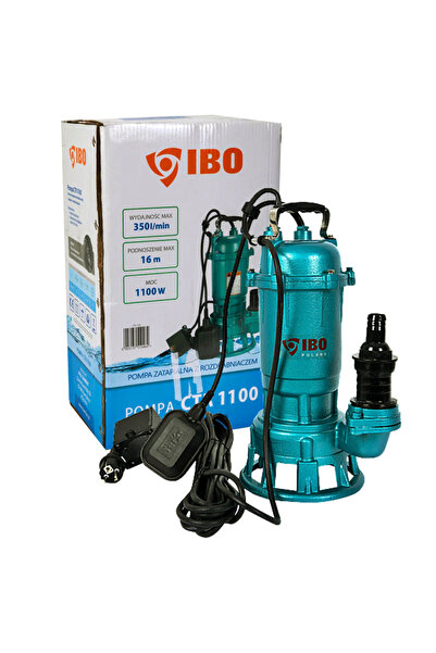 Ibo Dambat Pompa apa murdara cu tocator si plutitor CTR1100, 1100 W, 21 mc/h,...