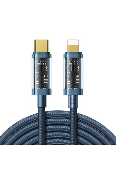 SOHO Reinforced Fast Charging and Data Transfer Cable USB-C to Apple Compatible Connector, 100W PD, 2m, N