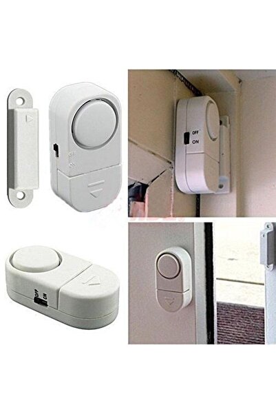 Rabelix Online Marketing 2 Adet Ofis Ve Iş Yeri Güvenlik Tedbiri Için Kablosuz Kapı-pencere Hırsız Alarmı Kaliteli Alarm