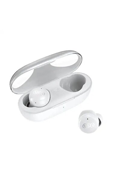 QCY Bluetooth слушалки за свободни ръце T17, TWS, бели