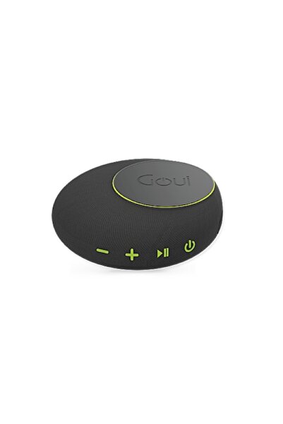 GOUİ Boxă portabilă Bluetooth Sambi, QI wireless rapid, baterie externă, neagră