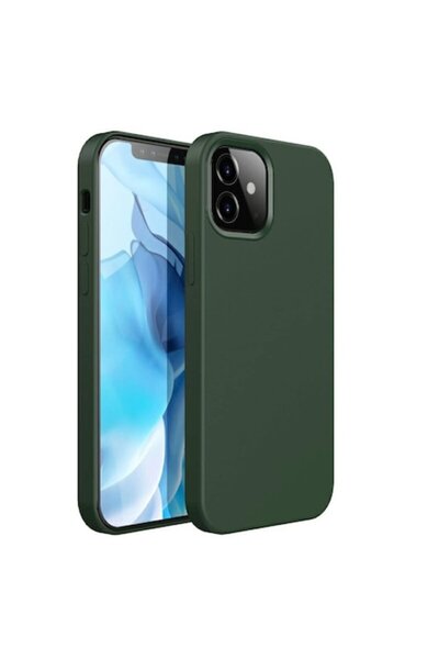 Bibilel Carcasă de protecție din silicon moale pentru iPhone 12 Pro Max, verd...