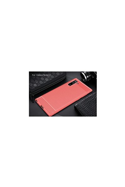 SOHO Case for Samsung Galaxy Note 10, bumper with carbon inserts, Red