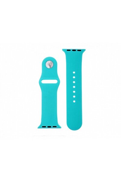 OEM Silicone Strap for Apple Watch, Turquoise, Compatible with 42/44 mm