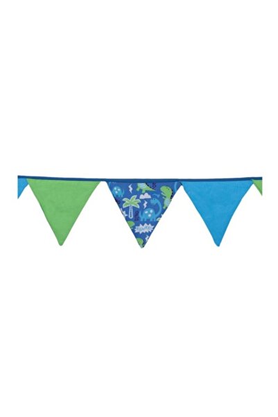 SOHO Decorative textile garland for child's room, Dino character, 3 m, Blue-green