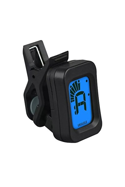 Bibilel Clip-on tuner for string instruments, guitar/violin/ukulele/bass guitar, LED screen, black