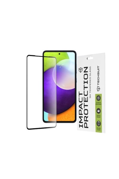 OEM Protector de ecran pentru Samsung Galaxy A52, sticlă securizată 9D, negru transparent