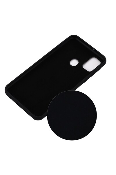 Generic Protective Case Compatible with Huawei P Smart 2020 Liquid Silicone Black