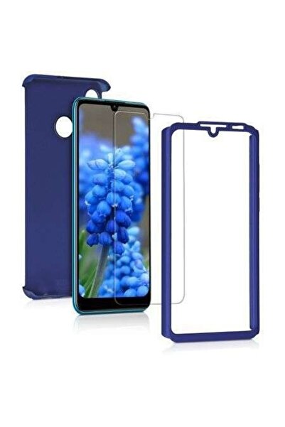 Huawei P30 Lite Φλίπι ®   Θήκη Πλήρους Κάλυψης 360°, Μπλε + Προστατευτική Μεμ...