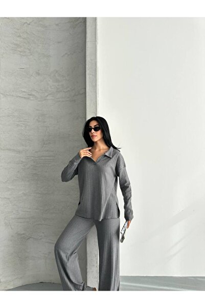 ezber moda SET DUBĂLĂ DE BUMBAC CU GĂRĂ POLO PENTRU FEMEI