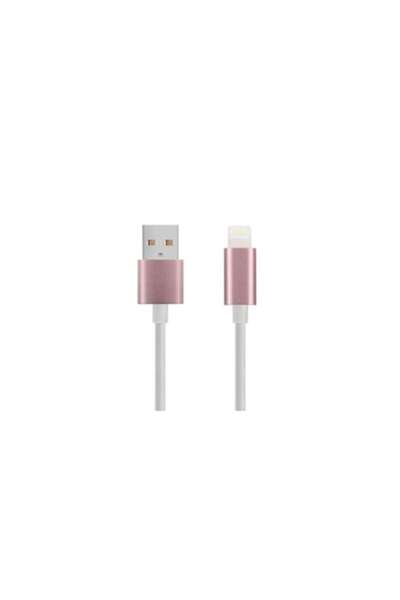SOHO Magnetic Charging Cable for iPhone, Lightning Connector, 1m, Pink
