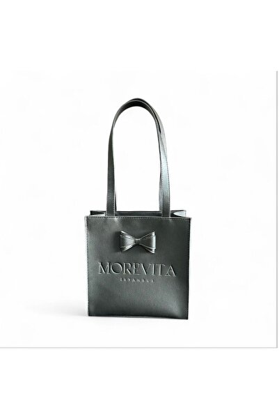 Morevita حقيبة جلدية سوداء