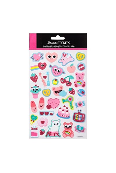 SOHO Folie cu autocolante și stickere 3D, tematica Love, 33 de modele diferit...