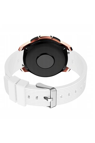 OEM Curea Samsung Galaxy Watch Active/Active 2, silicon, albă