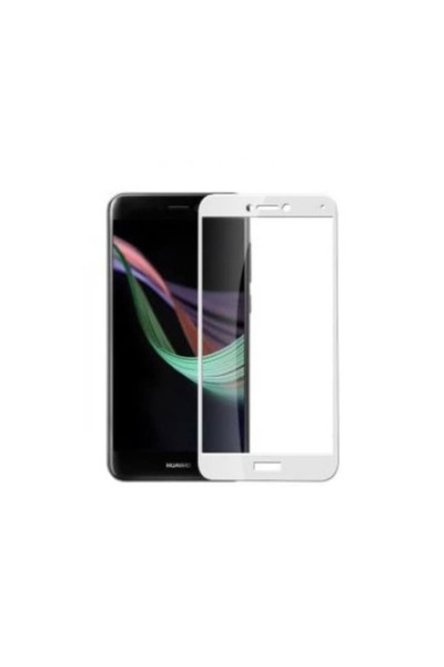 OEM Folie de protecție din sticlă 9H pentru Huawei P8 Lite 2017, Alb - Protecție premium pentru ecran