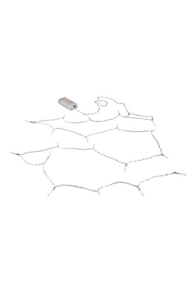 Bibilel Φωτεινή γιρλάντα 2,4 μ. με 20 LED, ψυχρό φως, λευκό