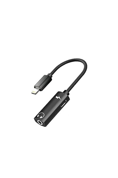 SOHO Adaptor 2 în 1 pentru căști și încărcător cu interfață Lightning, 1x Lightning și 1x Jack 3,5 mm,