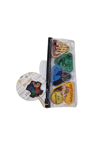 Bibilel Set școlar Harry Potter, 4 radiere, formă triunghiulară, multicolor