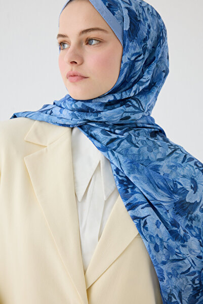 cs camellia scarf Paradise Kashmir Shawl - Blue
