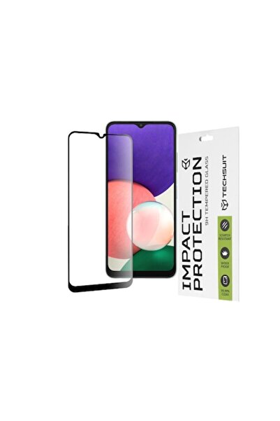 OEM Protector de ecran din sticlă securizată pentru Samsung Galaxy A22 5G (negru transparent)
