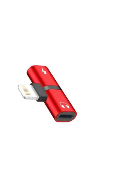 SOHO Adaptor splitter 2 în 1 pentru iPhone/iPad, căști și încărcător