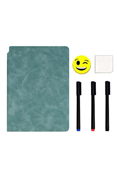 Flippy Set Agenda A5 Reutilizabila cu Pagini Tip Tabla, Agenda Pagini Albe cu...
