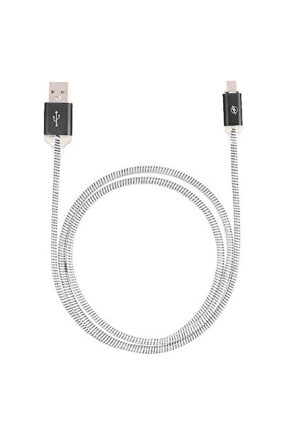 SOHO Cablu de date Type-C pentru Samsung, universal, încărcător ușor, negru/alb