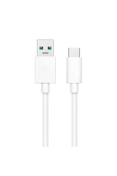 OPPO Data and Charging Cable USB-A to USB-C DL129, 20W, 1m, White