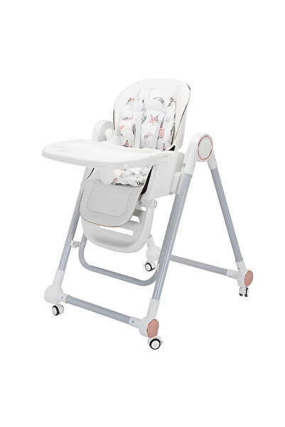 Flippy Scaun de masă pentru bebeluși și copii, rabatabil, tavă și husă detașa...