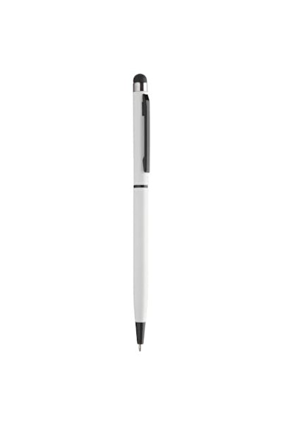 SOHO Stylus compatibil cu dispozitivele cu ecran tactil, cu vârf de stilou, alb-albastru