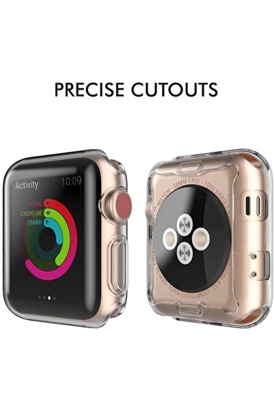 dalip Apple Watch Series 2/3 42mm Full TPU 360 Transparent Case -