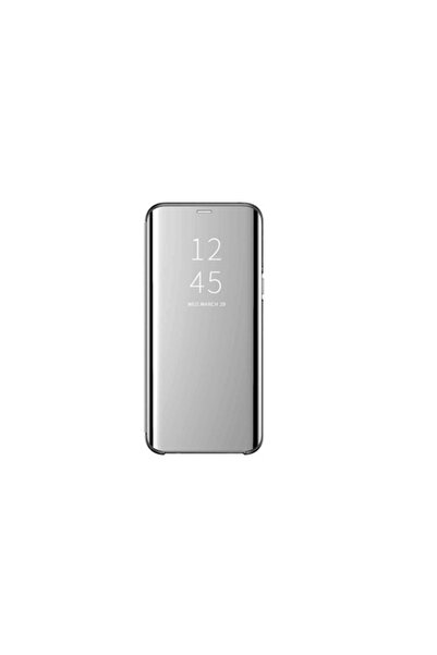 SOHO Husă de protecție Clear View pentru Samsung Galaxy A40, argintie, cu clapă