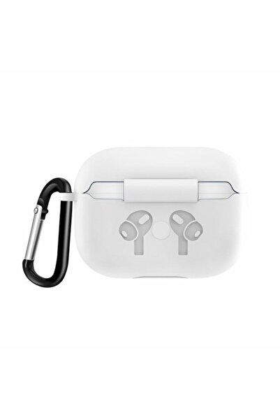 Bibilel Husa suport casti pentru Apple AirPods Pro, Alb