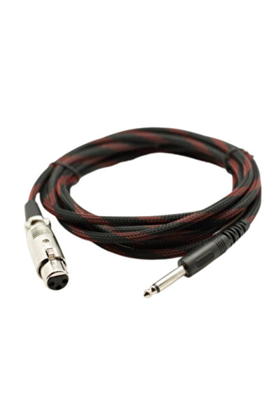 elSales Καλώδιο ήχου Jack 6,3 mm Αρσενικό σε XLR Θηλυκό, 5m, Ανθεκτικό & Ευέλ...