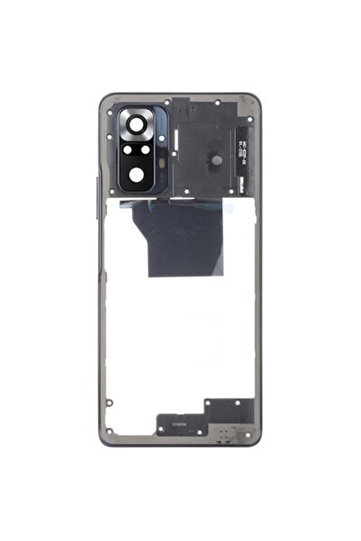 Xiaomi Carcasa Mijloc - Geam Camera Spate Redmi Note 10 Pro, Gri