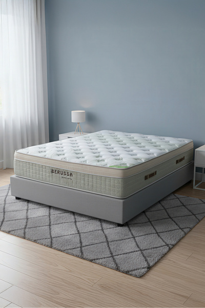 VELMONT Berussa Yatak Full Ortopedik Çift Katmanlı Pocket Yaylı 30 cm | Çift ...