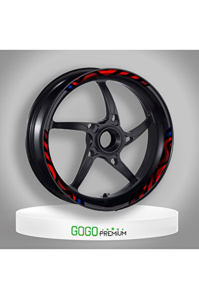 gogo premium HONDA PCX 2014 - 2025 UYUMLU TURUNCU MAVİ ZEBRA DESEN BÜYÜK 1 SE...
