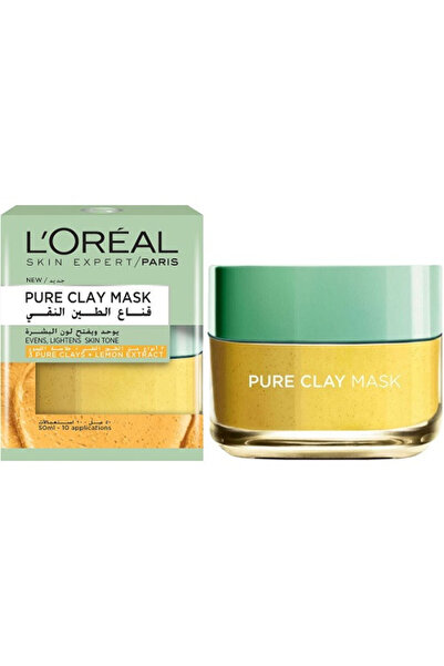 L'Oreal Paris Face mask, Loreal, Pure Clay, Lemon Extract, 50 ml