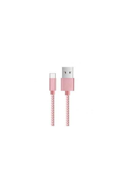 SOHO Charging Cable Type-C USB 3.1, 2M Length, Reinforced, Pink