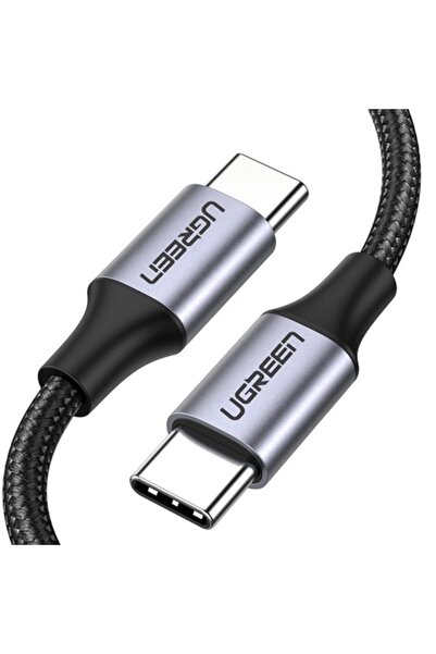 Ugreen Cablu USB-C la USB-C US261, 60W, 1m, Gri