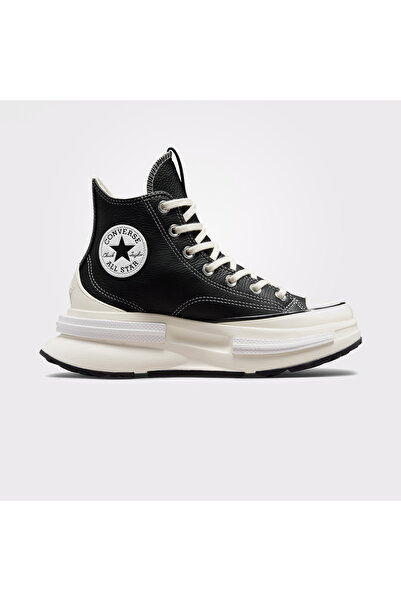 Converse Run Star Legacy Cx Foundational Unisex Siyah Deri Platform Sneaker