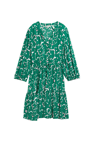 Tom Tailor Denim Γυναικείο Φόρεμα Casual 1045462 Πράσινο