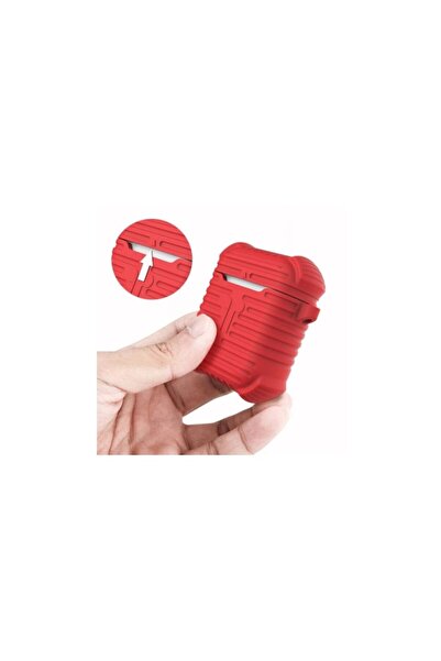 SOHO Headphone Case for Apple AirPods, Red