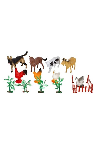 Bibilel Farm Animal Set, 16 pieces, Multicolor