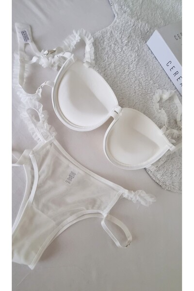 MAVEA Σετ σουτιέν με βολάν