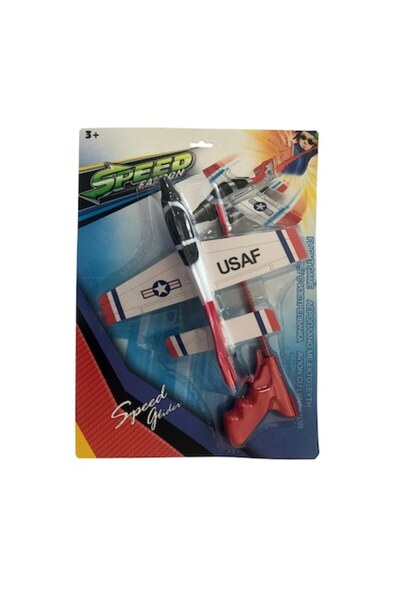 Bibilel Set Avion cu Pistol pentru Lansare, Alb, BBL2840