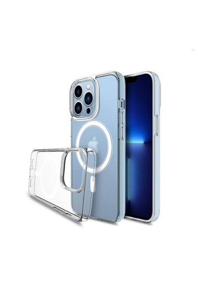 E-ART Carcasă MagSafe pentru Apple iPhone 14 - Transparentă