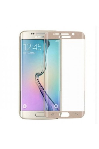 SOHO Protector de ecran din sticlă 9H pentru Samsung Galaxy S6 Edge, auriu